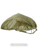 Voilure de parachute type US T10 de 61 m² en nylon avec sac de pliage