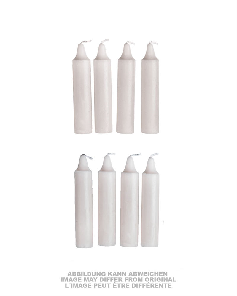 Bougies de veille de l'armée suisse en paraffine, lot de huit, occasion