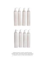 Bougies de veille de l'armée suisse en paraffine, lot de huit, occasion