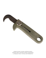 Coupe-sangle de parachutiste de l'armée française, stock ancien de dépôt