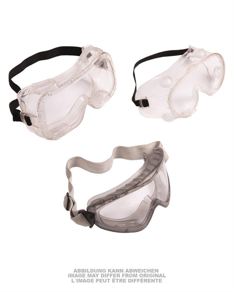 Lunettes de protection de la Bundeswehr à verres incolores, occasion