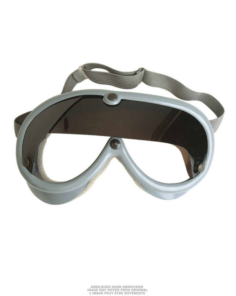 Lunettes de protection anti-poussière de la Bundeswehr, surplus d'occasion