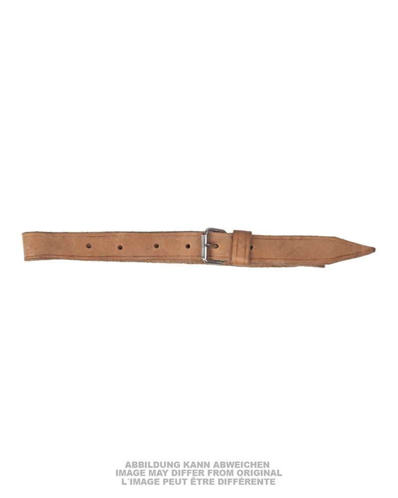 Sangle d'arrimage polonaise en cuir de 60 cm, surplus militaire d'occasion