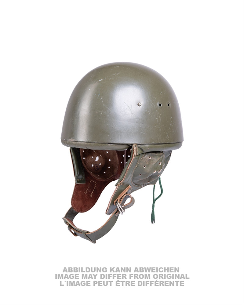Casque de présentation est-allemand de parachutiste, coque neutralisée d'occasion