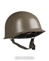Casque de présentation type US modèle M1 avec son sous-casque, stock ancien