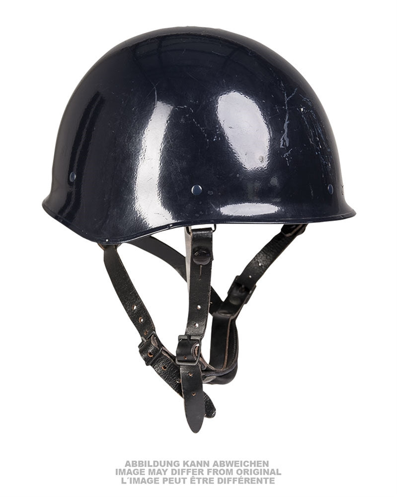 Casque de présentation français de gendarmerie, coque neutralisée de stock ancien