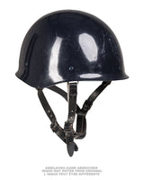 Casque de présentation français de gendarmerie, coque neutralisée de stock ancien
