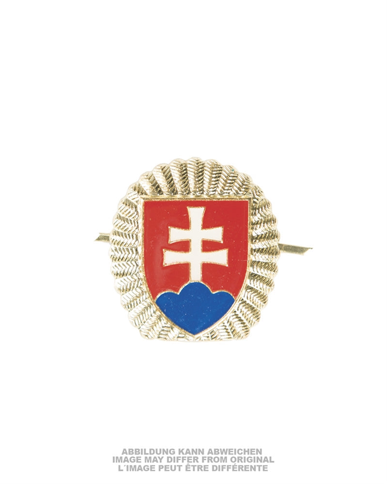 Insigne de coiffure de l'armée tchèque, pièce de dotation en surplus d'occasion