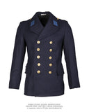 Manteau de la marine populaire est-allemande, vêtement de dotation d'occasion