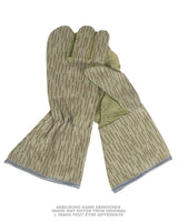 Gants trois doigts de l'armée est-allemande, moufles de dotation d'occasion