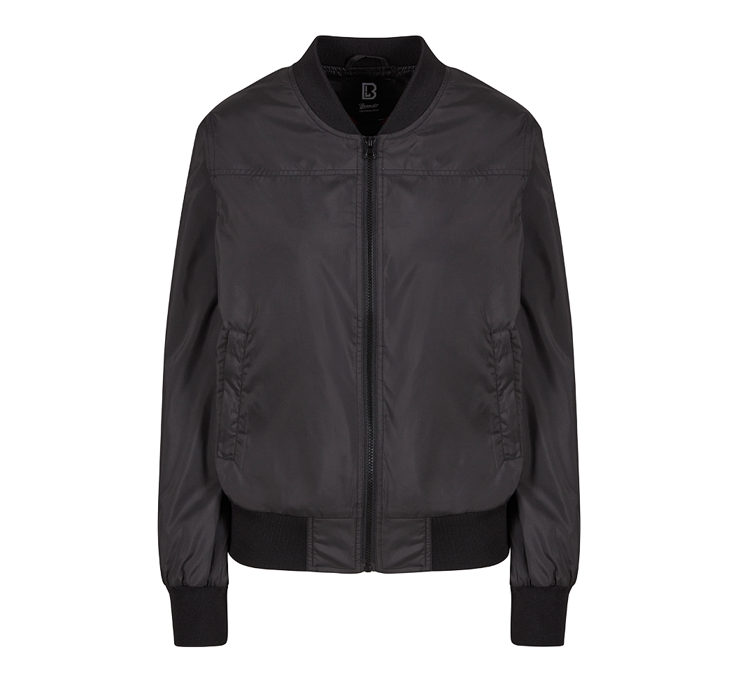 Blouson Brandit Jula coupe femme en polyester bords côtes et fermeture à glissière