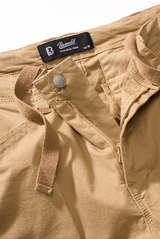 Pantalon Brandit Adven Slim Fit coton extensible assise renforcée six poches et cordon de taille