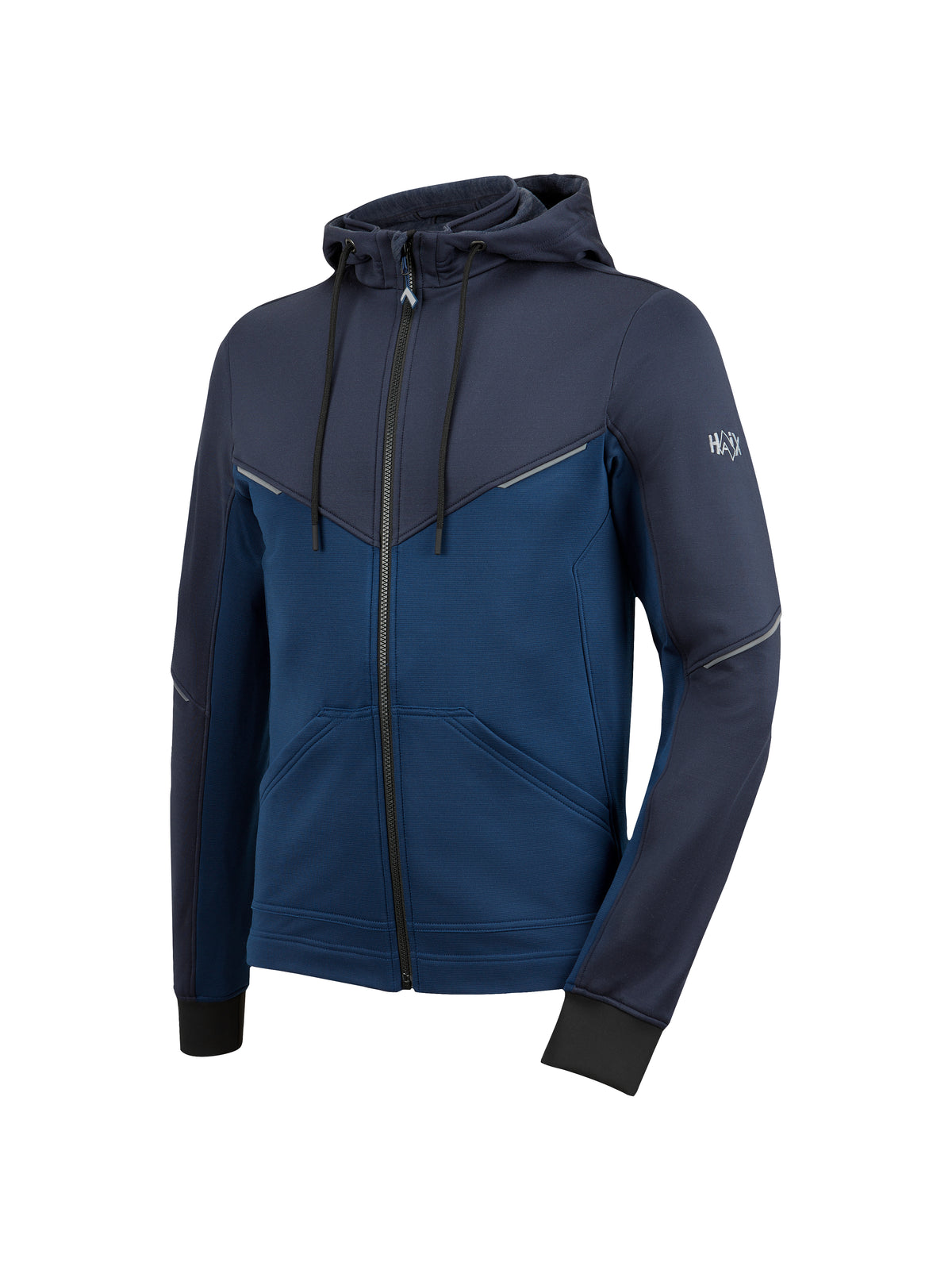 Sweat à capuche Haix Zip Hoodie polyester extensible bords-côtes 225 g/m2 630 g