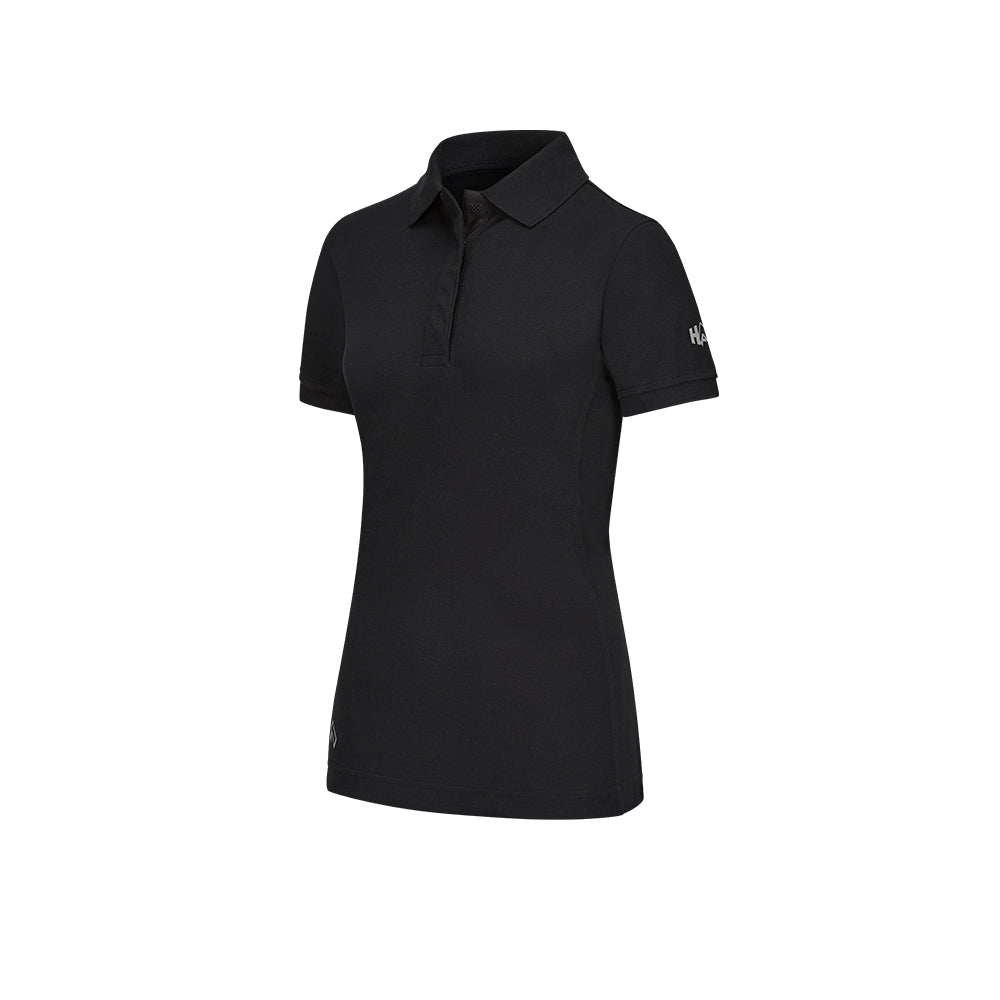 Polo femme Haix Flextreme coton polyester col à boutons lavable à 60 °C