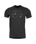 T-shirt imprimé Pentagon Cockpit à manches courtes pour le port quotidien