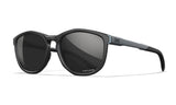 Lunettes de protection Wiley X WX Bravo ANSI Z87.1 verres Captivate miroir noir et gris graphite