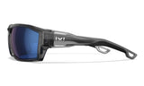 Lunettes balistiques Wiley X WX Alpine MIL-PRF-32432A verres polarisés Captivate gris translucide