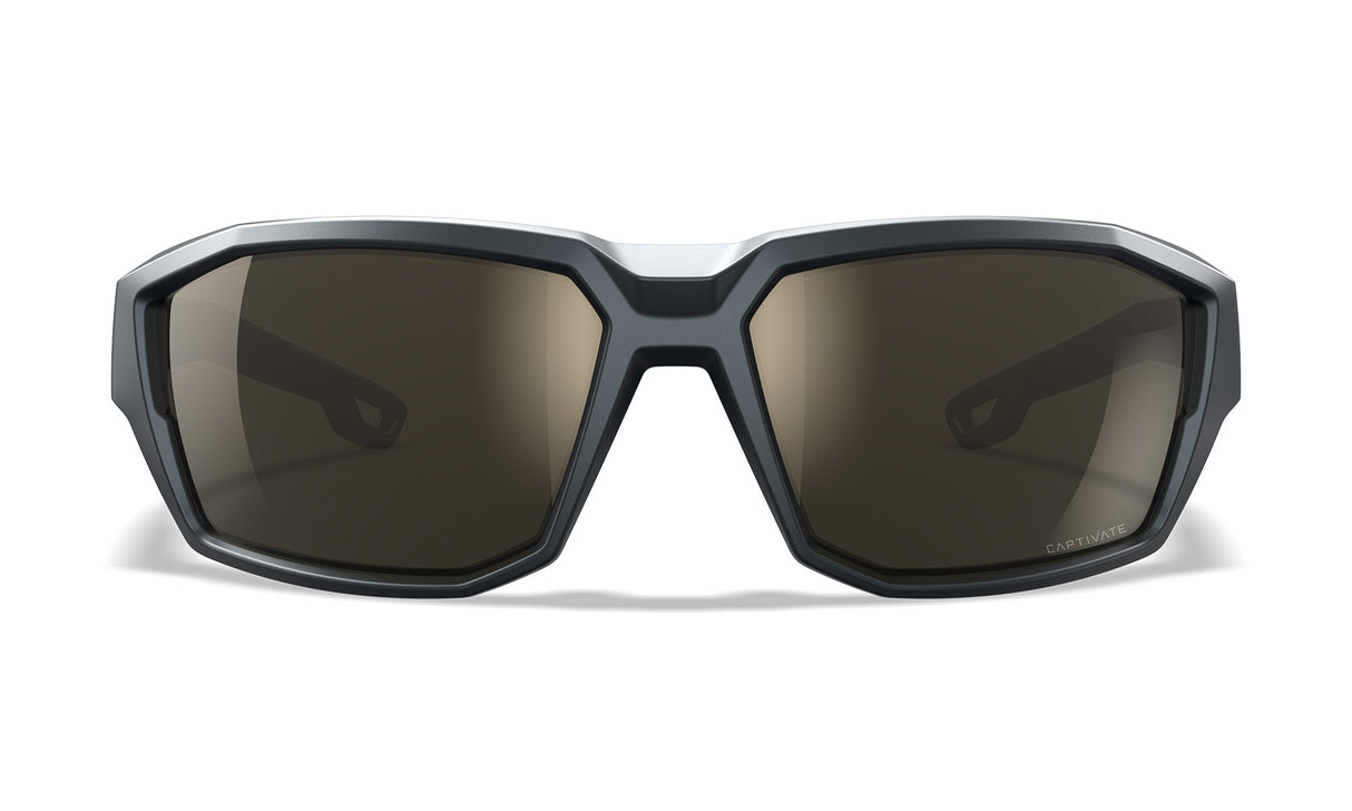 Lunettes balistiques Wiley X WX Alpine MIL-PRF-32432A verres Captivate miroir gris graphite