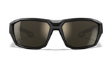 Lunettes balistiques Wiley X WX Alpine MIL-PRF-32432A verres polarisés Captivate noir et beige