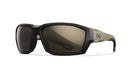 Lunettes balistiques Wiley X WX Alpine MIL-PRF-32432A verres polarisés Captivate noir et beige