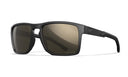 Lunettes de protection Wiley X WX Apex ANSI Z87.1 verres polarisés Captivate miroir noir mat