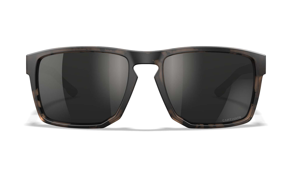 Lunettes de protection Wiley X WX Apex ANSI Z87.1 verres polarisés Captivate miroir marron