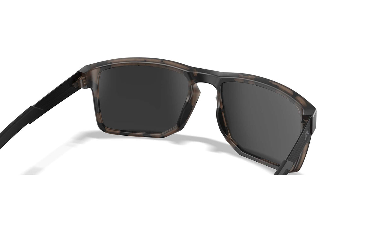 Lunettes de protection Wiley X WX Apex ANSI Z87.1 verres polarisés Captivate miroir marron