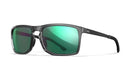 Lunettes de protection Wiley X WX Axe ANSI Z87.1 verres polarisés Captivate miroir gris translucide