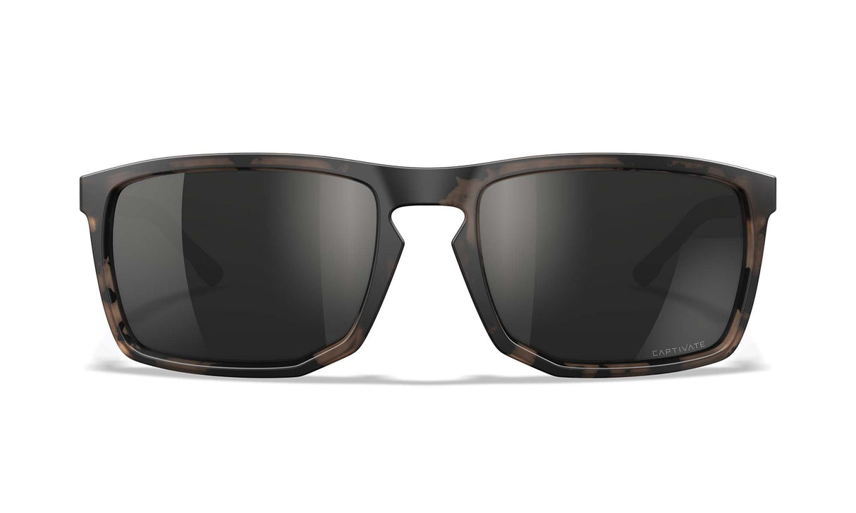 Lunettes de protection Wiley X WX Axe ANSI Z87.1 verres polarisés Captivate miroir marron