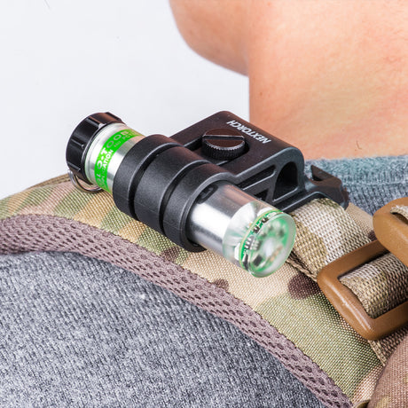 Accessoire de casque Nextorch Fixation GLO-TOOB pour casque tactique et passants MOLLE