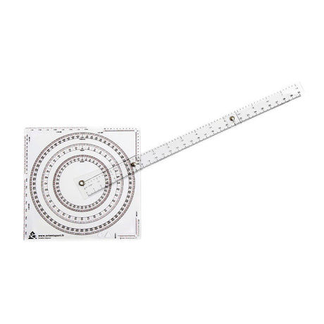 Accessoire topographique Orientsport Rapporteur OS règle 6400 graduation en millièmes, 33 grammes