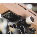 Adaptateur M-LOK queue d'aronde RRS/ARCA Magpul 2 fentes en aluminium 8 cm