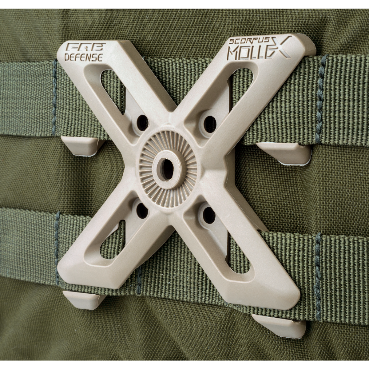 Adaptateur MOLLE FAB Defense MolleX pour holsters et porte-chargeurs Scorpus