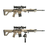 Adaptateur de trépied M-LOK Magpul aluminium anodisé interface Manfrotto RC2 Q2