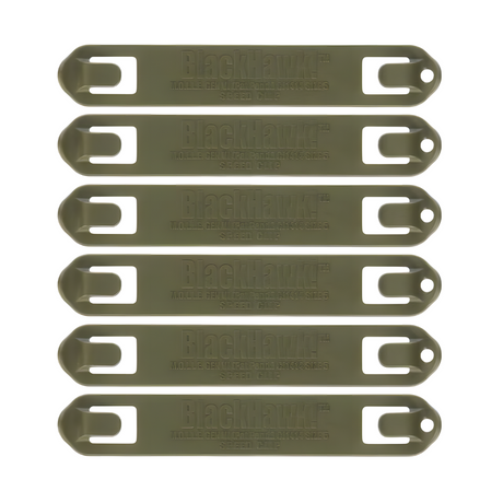 Adaptateurs MOLLE Blackhawk Speed Clip 7 (lot de 6) pour poches série 3800