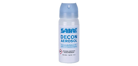 Aérosol de décontamination Sabre Red DECON MK-3 solution saline 51 ml