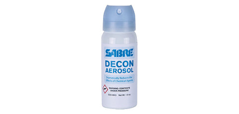 Aérosol de décontamination Sabre Red DECON MK-3 solution saline 51 ml
