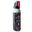 Aérosol de défense CBM gaz lacrymogène au poivre OC + Capot Accusol 100 ml