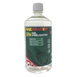 Allume-feu en gel BCB FireDragon à l'éthanol dénaturé flacons de 200 ml et 1 litre