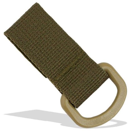 Accessoire MOLLE D - RING VELCRO Bulldog Tactical - Coyote - Welkit.com