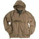 Anorak coupe-vent Mil-Tec Combat Summer en polyester microfibre avec capuche à cordon et grande poche kangourou