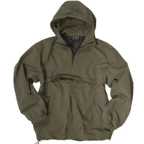Anorak coupe-vent Mil-Tec Combat Summer en polyester microfibre avec capuche à cordon et grande poche kangourou