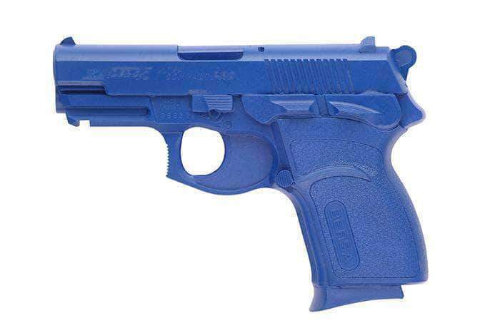 Arme d'entraînement Blueguns Bersa — réplique inerte en polyuréthane renforcé acier