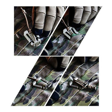 Attache sangle ITW Nexus Web Dominator en polymère à cordon élastique réglable
