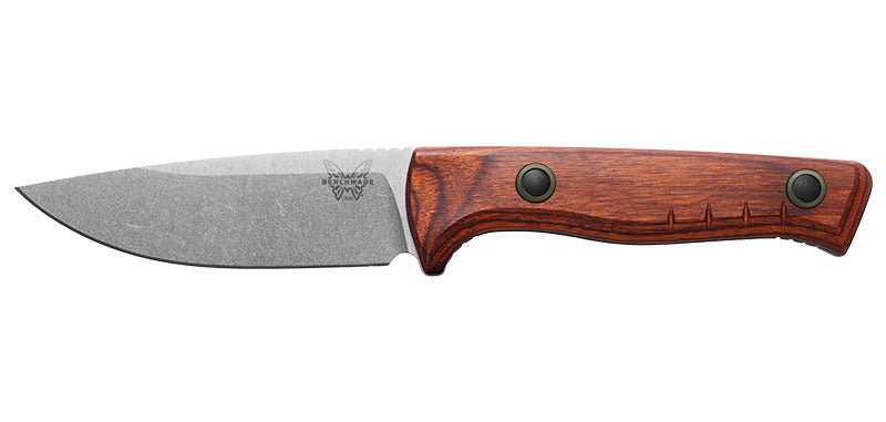 Couteau à lame fixe Benchmade SlipRidge Fixed Wood 15650 acier MagnaCut lame 94 mm