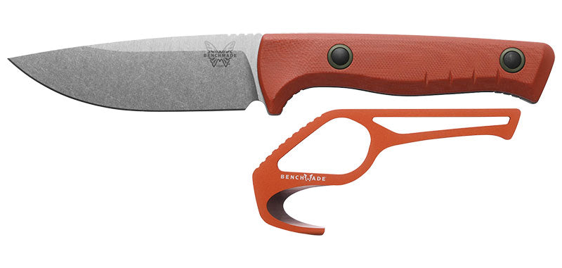 Couteau à lame fixe Benchmade SlipRidge Fixed Combo Rust Orange 15650 acier MagnaCut lame 94 mm