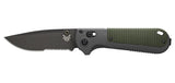 Couteau pliant Benchmade Redoubt - Mixte 430 acier CPM D2 lame 90 mm