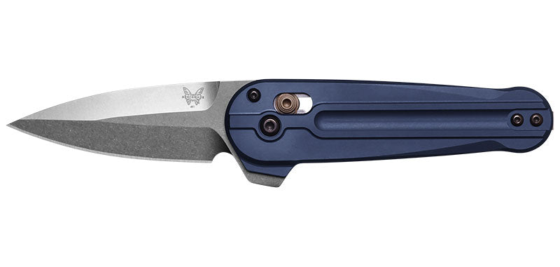 Couteau pliant Benchmade Lowden M390 491 acier M390 lame 71 mm lame spear point