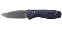 Couteau pliant Benchmade Mini Barrage Crater Blue 585 acier CPM S30V lame 75 mm