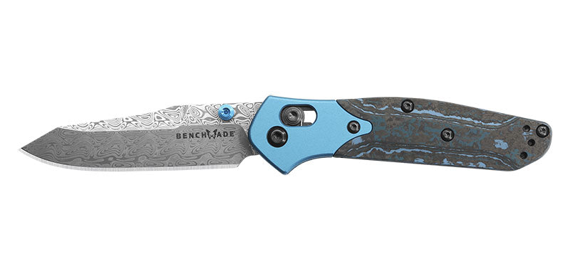 Couteau pliant Benchmade Mini Osborne 945-221 acier Damas lame 74 mm